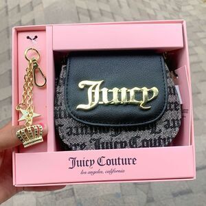 Mini Juicy Couture NWT Saddle bag & key chain gift set 🎀💕